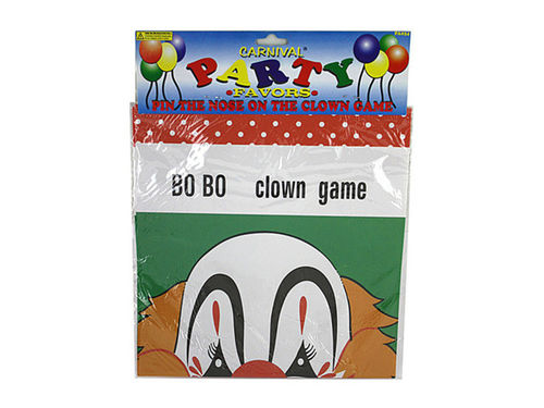 Pin the nose on the clown game