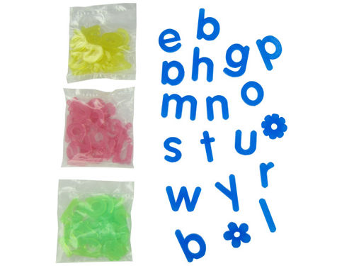 90 Frosted Alphabet Shapes