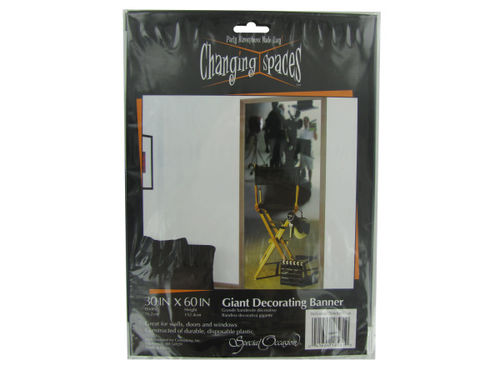 hollywood directors chair decorating banner 30 x 60 inch