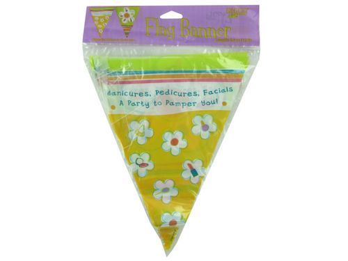 &quot;Glamour Galore&quot; plastic party banner, 12 feet long