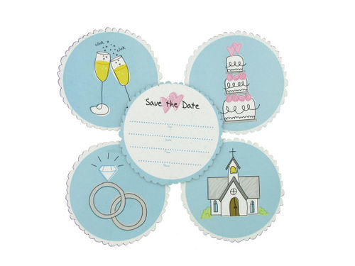 Wedding Save-The-Date Coasters