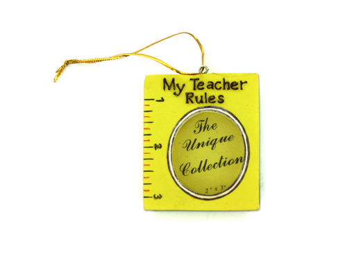 Student or teacher frame ornaments, assorted styles