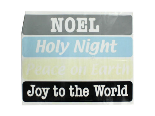 Inspirational holiday stickers