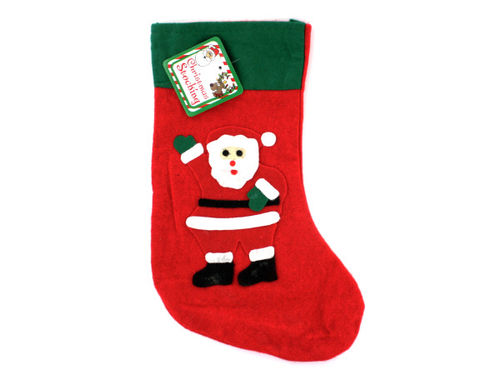 Felt Christmas Stocking, choice of Santa or tree