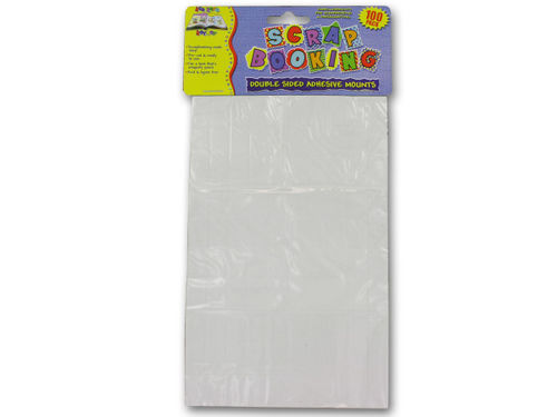 Double-sided adhesive mounts