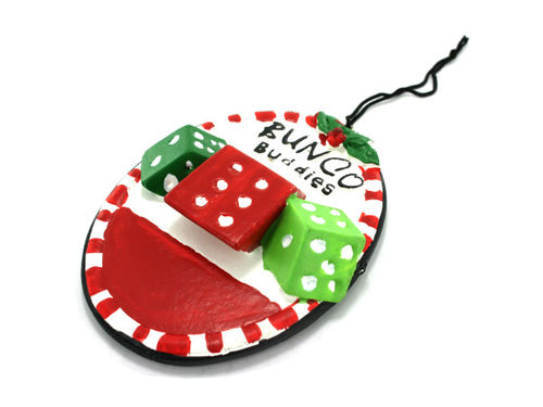 &quot;Bunco Buddies&quot; ornament