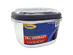 33 ounce square plastic container
