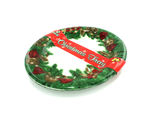 Mini oval Christmas trays, pack of 2