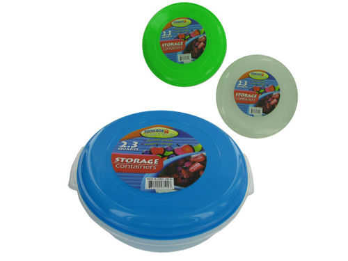 Storage container with lid