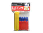 Bag clips, pack of 12 assorted sizes