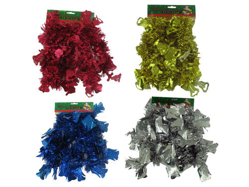 Tinsel garland, 12 feet