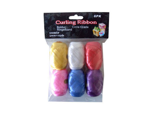 Curling ribbon, pack of 6