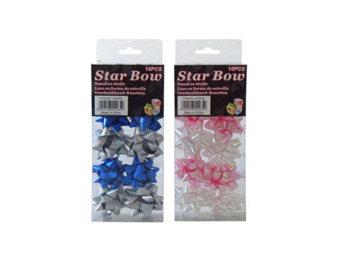 Star bows, pack of 10