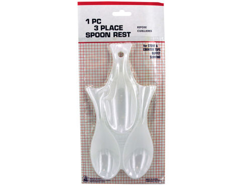 Three place spoon rest