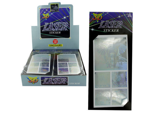 Space 3D laser stickers, choice of five designs