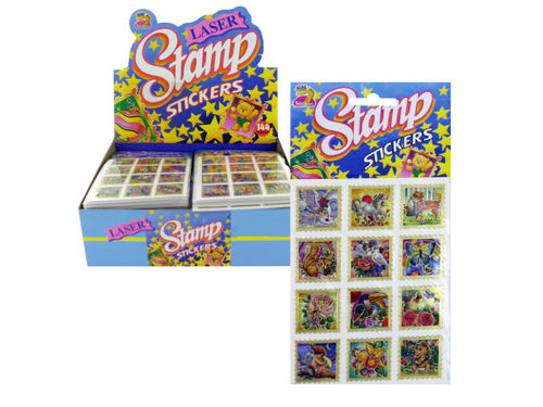 Laser print stamp stickers, choice of three