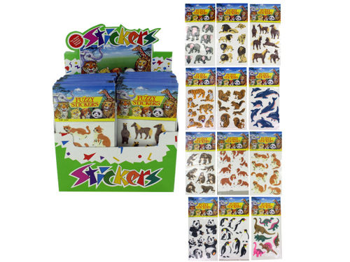 Reusable fuzzy magic stickers