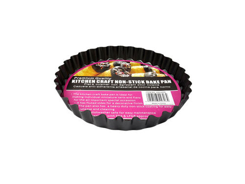 Fluted round baking pan