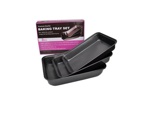 Baking trays, set of 3