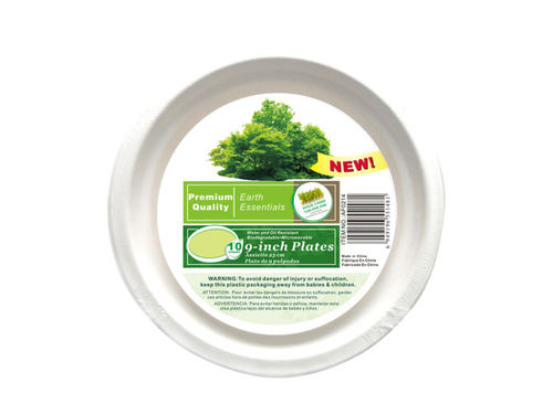 Paper plates, pack of 10, 9&quot;