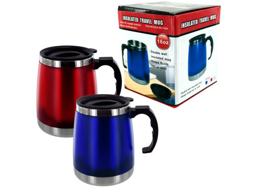 Insulated travel mug