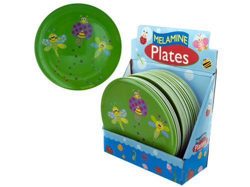 Kids melamine plate display