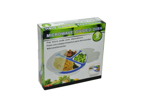 3-compartment microwave dish