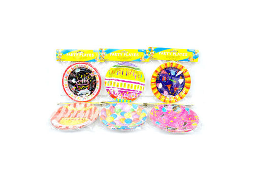 Birthday party plates, 12 pack