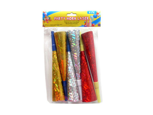 Party horns, pack of 6