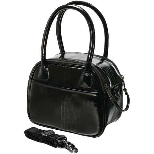 FUJIFILM 600009105 Faux Croc Bowler Bag (Black)