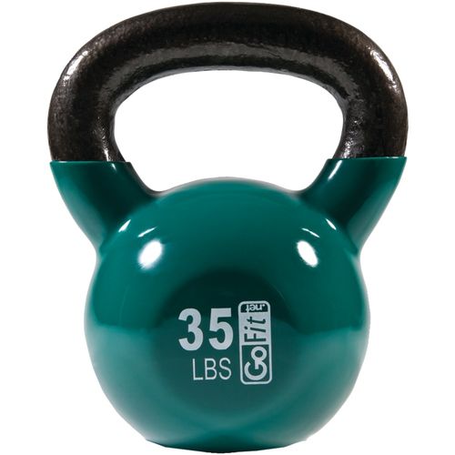 GOFIT GF-KBELL35 Contour Kettlebell & DVD (35lbs; Green)