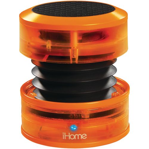 IHOME iHM60EN Neon Series Rechargeable Mini Speaker (Orange)