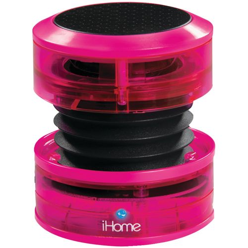 IHOME iHM60PN Neon Series Rechargeable Mini Speaker (Pink)