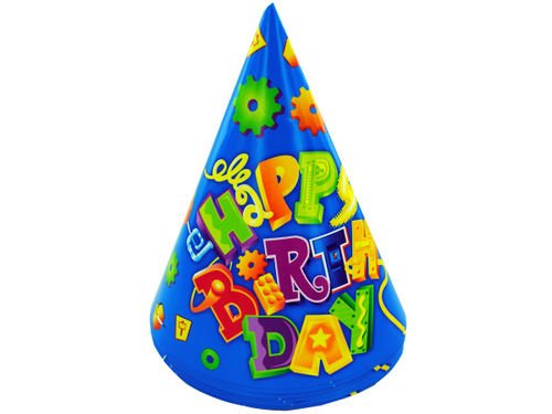 6ct child birthday gadget party hats