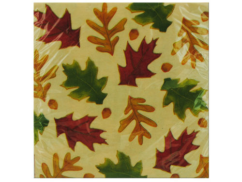16 count autumn lunch napkins