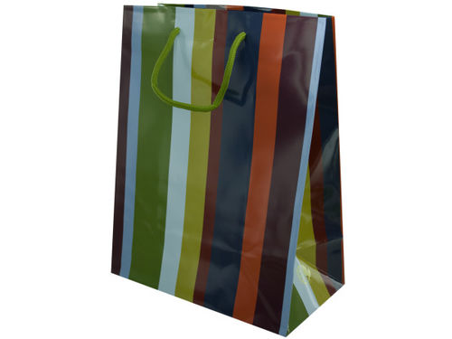 12.5x9.5 gift bag stripe
