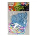 Balloons 10"" Round Blue with Ribbons Case Pack 24