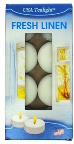 Tealight Scented Candles Fresh Linen Case Pack 24