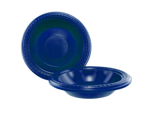 10 pack 7&quot; blue plastic bowls
