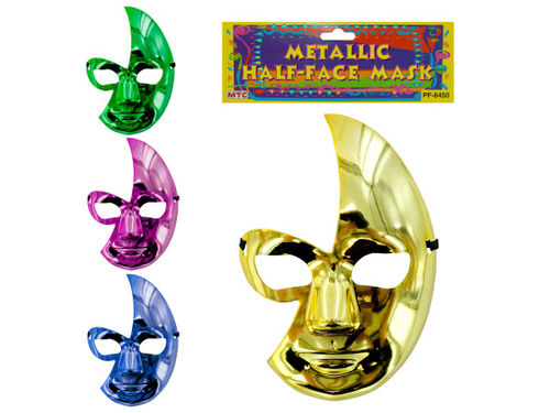 Metallic half face mask