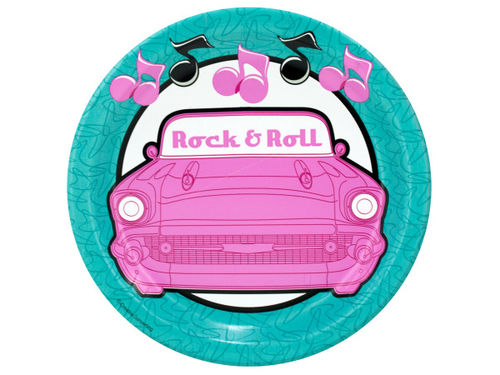 8 pack 50`s theme plates