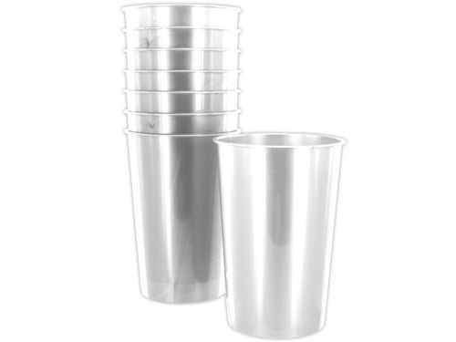 8 pack 9oz clear plastic cups