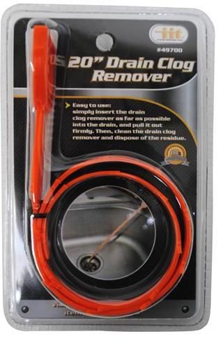 Drain Clog Remover 20"" Plastic - Hardware - Plumbing Case Pack 12