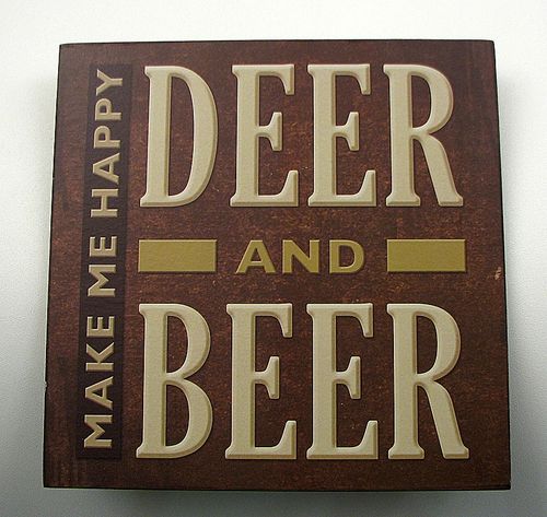 Deer and Beer Sign