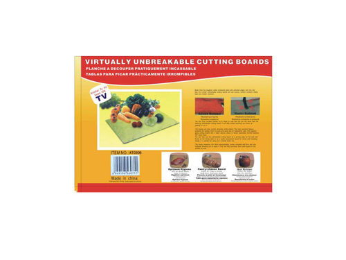 Unbreakable glass cutting board