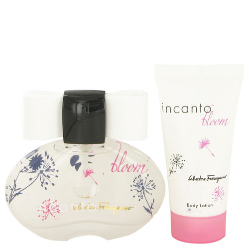 Incanto Bloom by Salvatore Ferragamo - Gift Set -- 1.7 oz Eau De Toilette Spray + 1.7 oz Shower Gel + Toiletry Bag