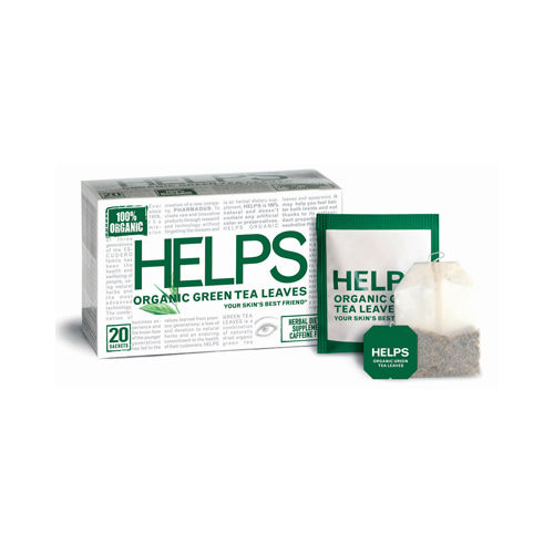 Helps Teas Organic Green Tea Leaves Tea - 20 Tea Bags