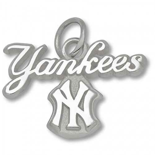 New York Yankees Pendant W/ Script ""Yankees Ny"" Design