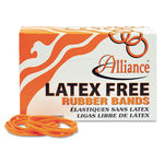 Latex-Free Orange Rubber Bands, Size 33, 3-1/2 x 1/8, 850/Box