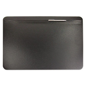 Hide-Away PVC Desk Pad, 31 x 20, Black